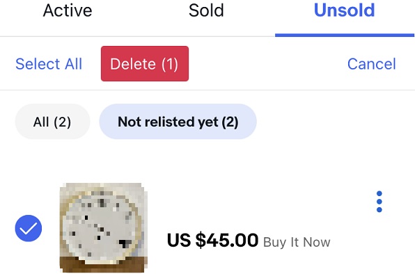 ebay・商品の取り消し方スマホアプリ