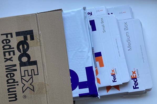 FedEx梱包材どうする・無料梱包材